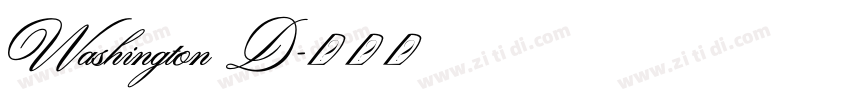 Washington D字体转换